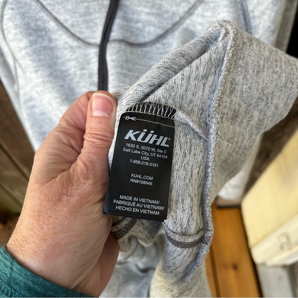 KUHL Lea Pullover NWOT Cowl Longsleeve Top In Ash Sz M - Picture 10 of 15